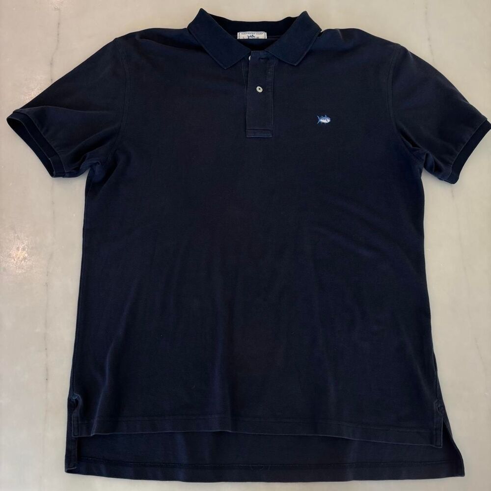 Southern-tide Men's Navy and Blue Polo-shirts